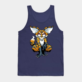 Gold Tiger Gremlin Fox Tank Top